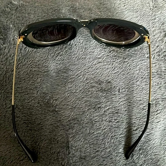 Dolce & Gabbana two tone black and gold acetate sunglasses. Style: DG5104 501/8G - Picture 6 of 12